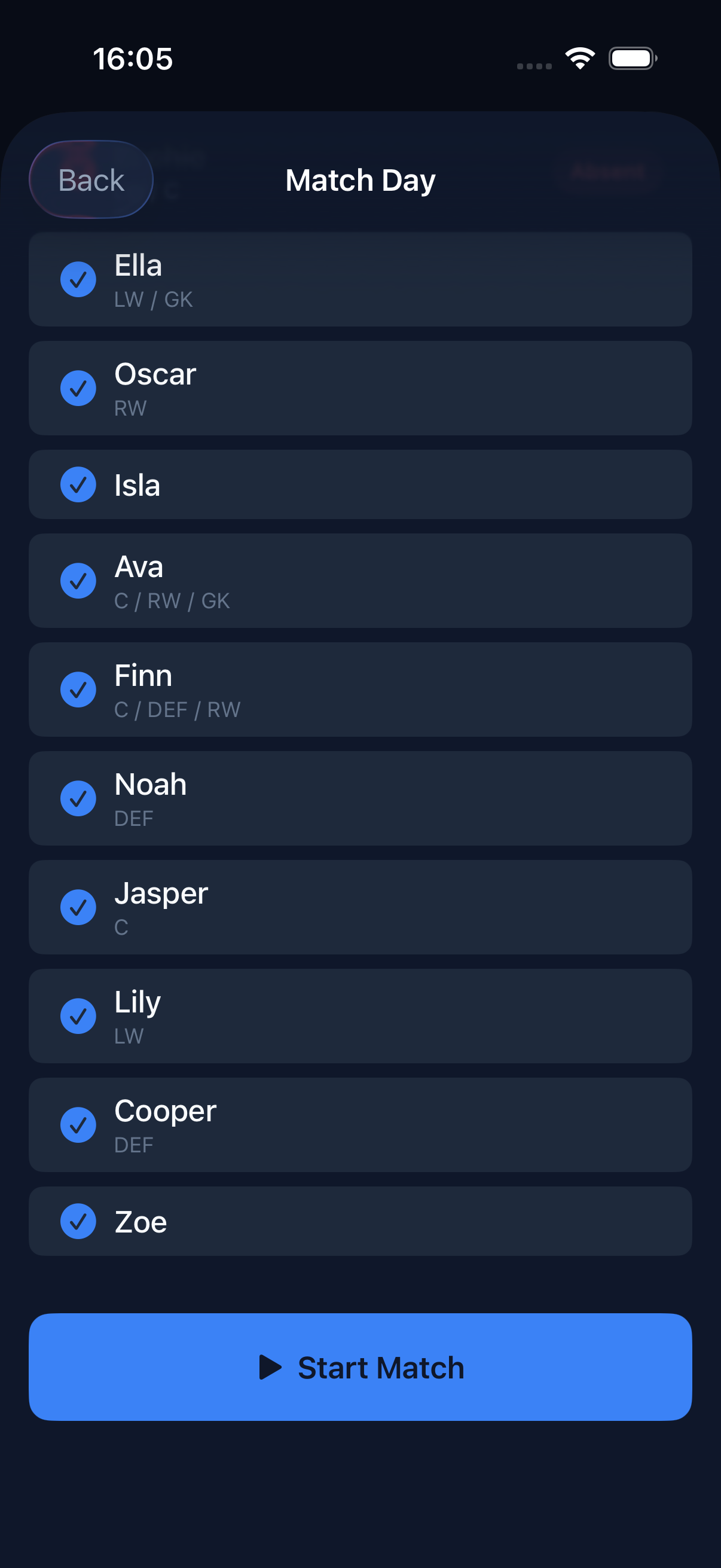 Lineup